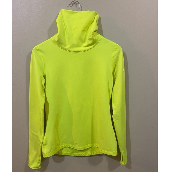 Nike Tops - Nike Pro Women's Dri Fit Long Sleeve Neon Green